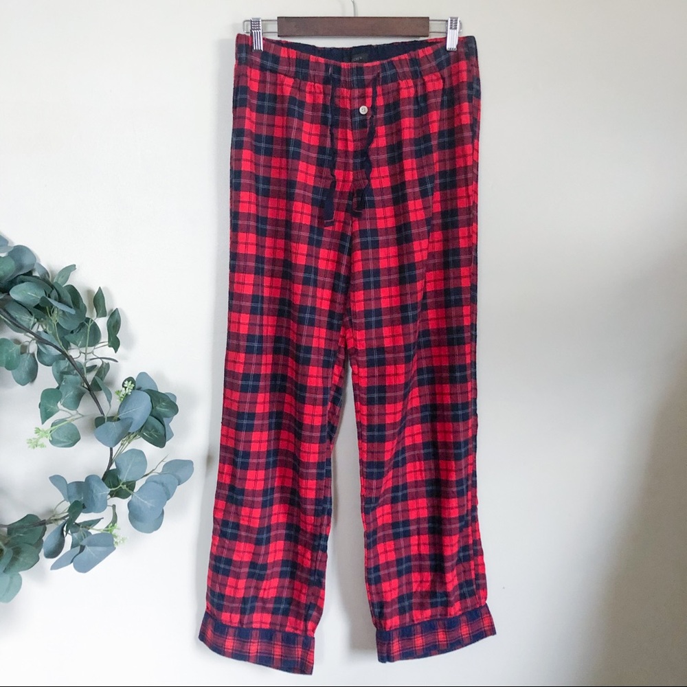 j. crew | red buffalo checker plaid pajama pants